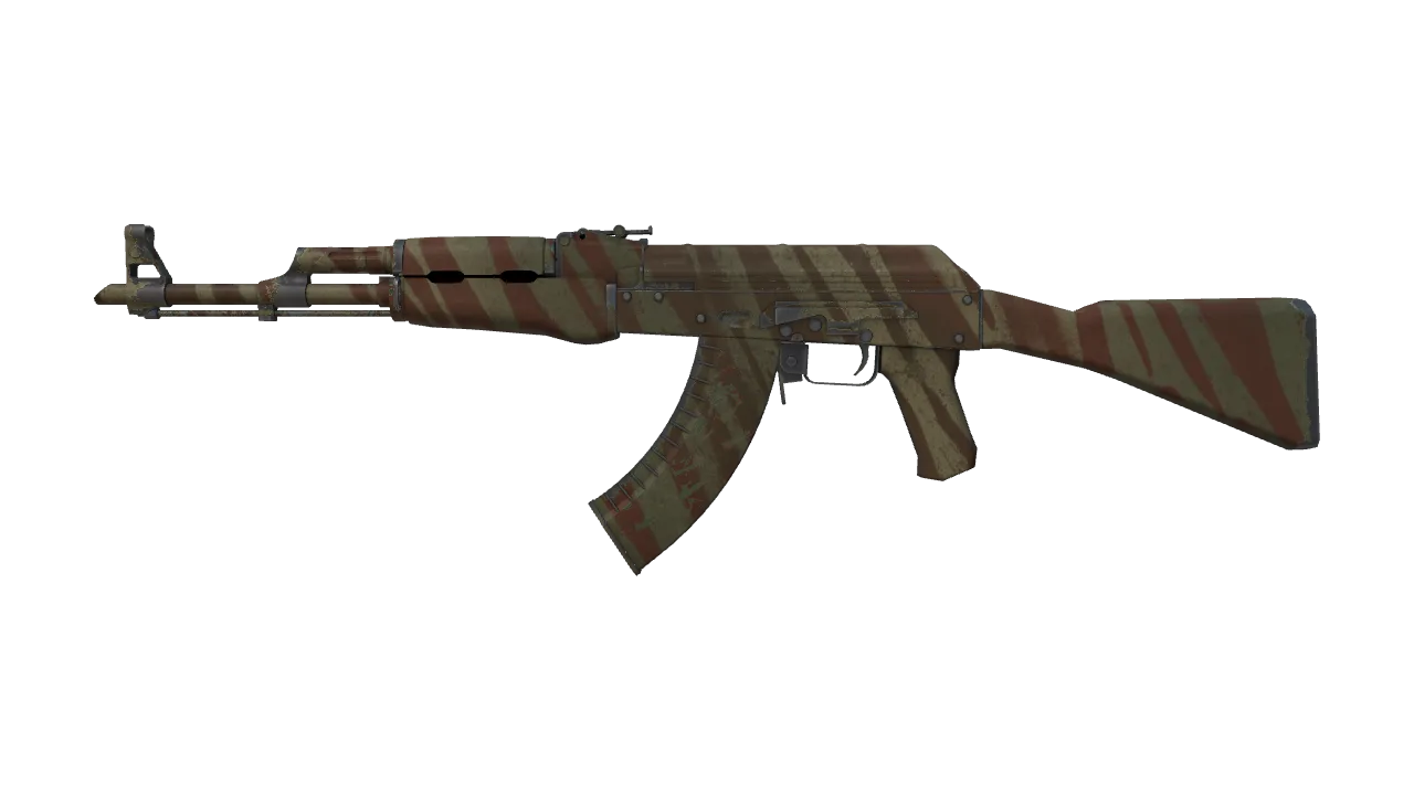 AK-47 | Predator (Field-Tested) — Dust II light, front