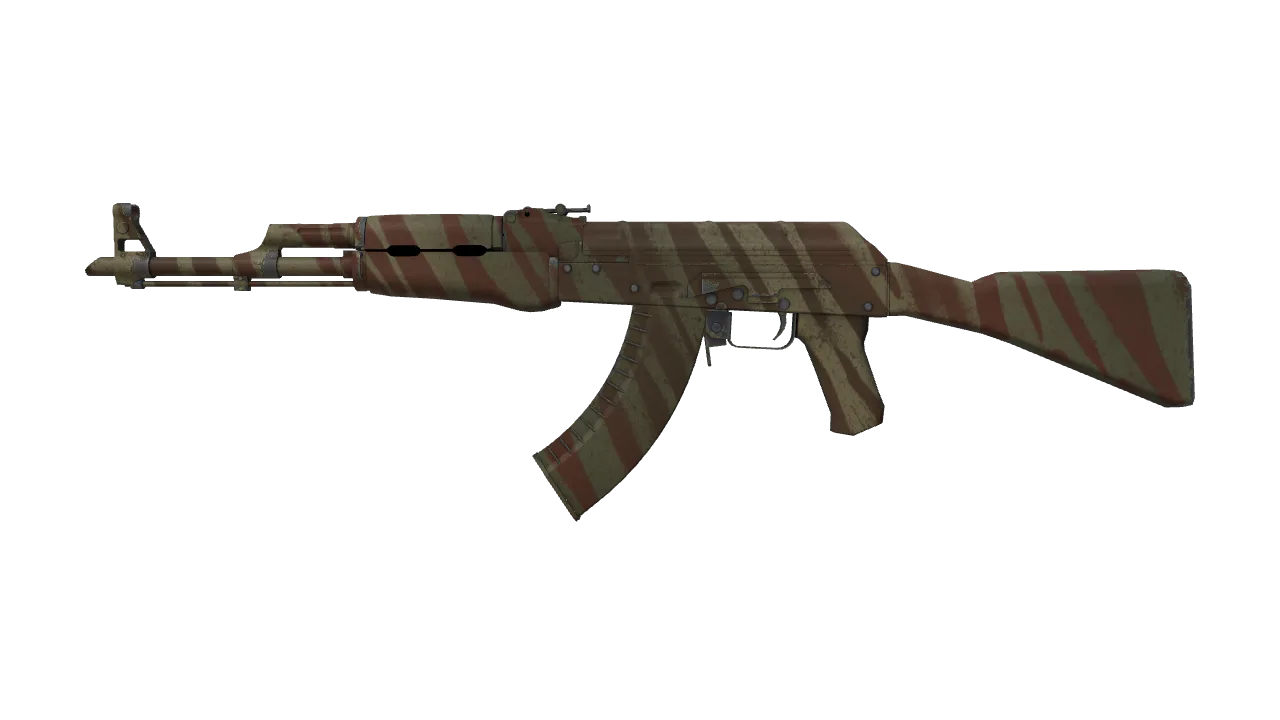 Souvenir AK-47 | Predator (Minimal Wear) — Dust II light, front
