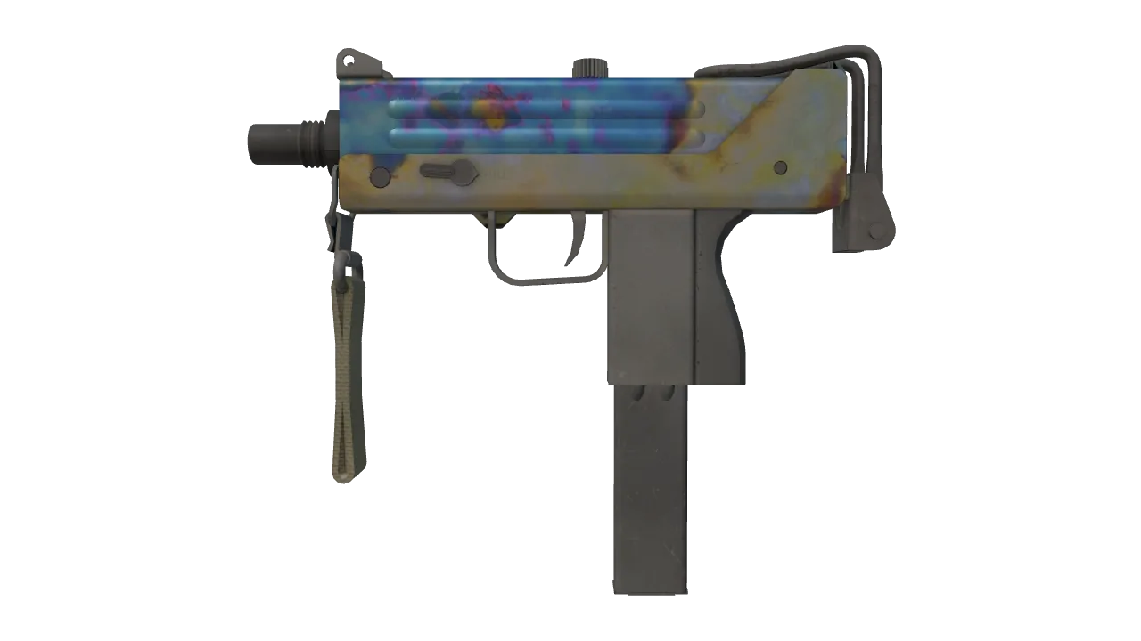 MAC-10 | Case Hardened seed #103, front
