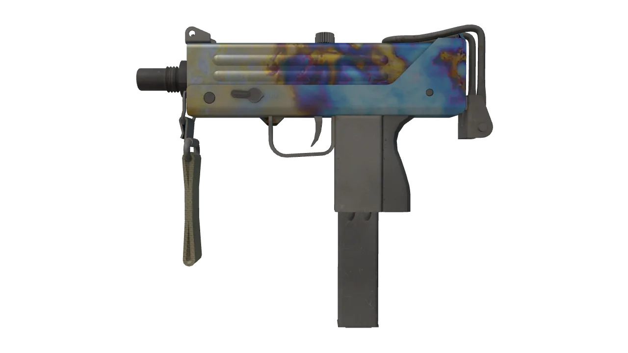 MAC-10 | Case Hardened seed #111, front