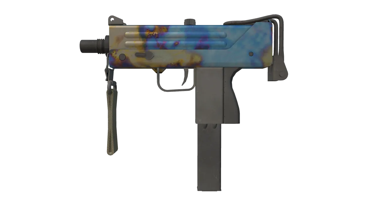 MAC-10 | Case Hardened seed #114, front