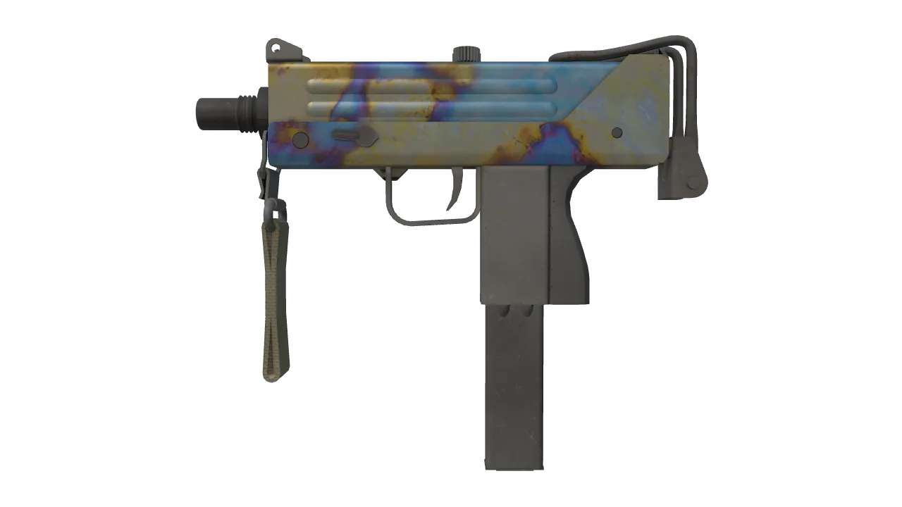 MAC-10 | Case Hardened seed #116, front