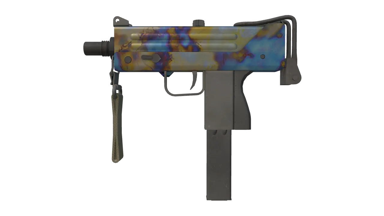 MAC-10 | Case Hardened seed #118, front