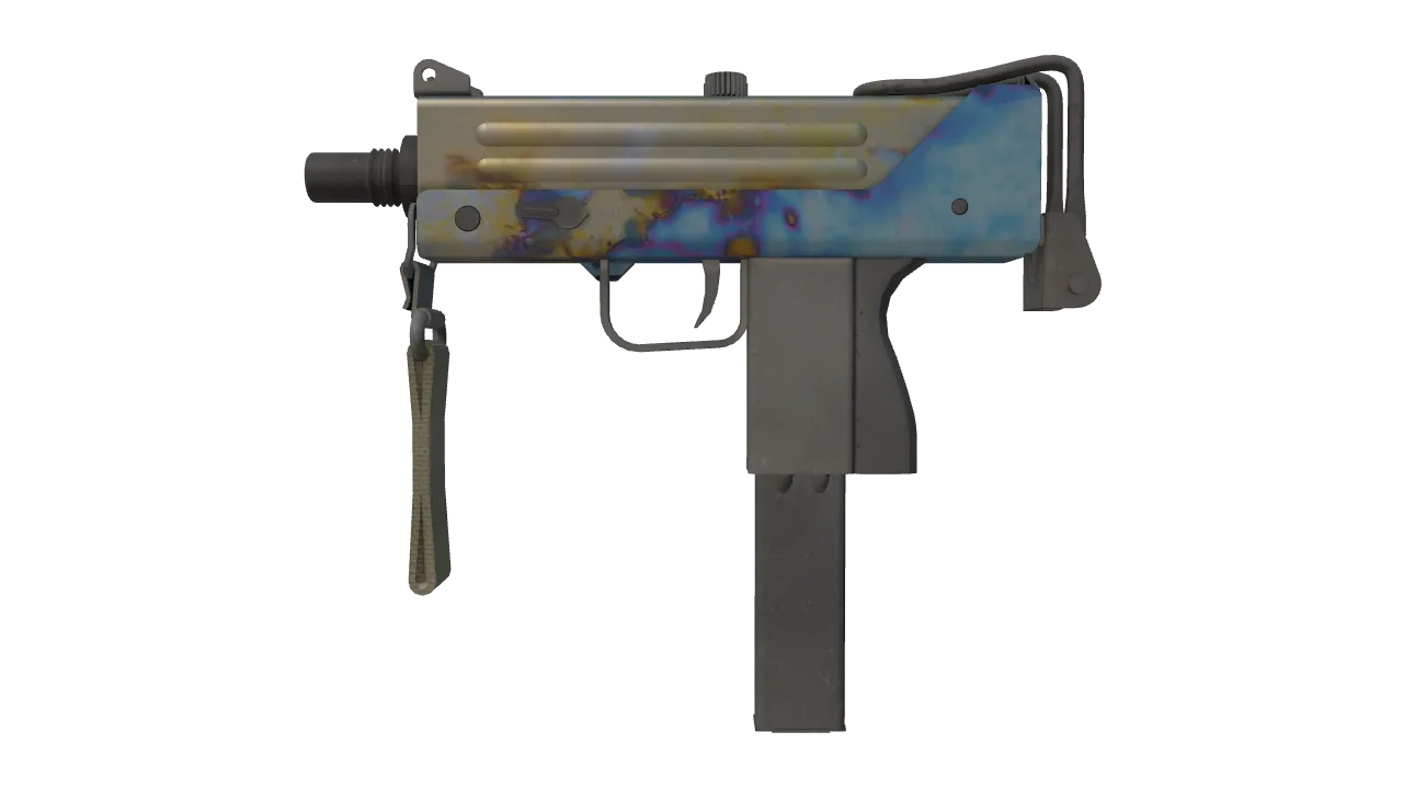 MAC-10 | Case Hardened seed #127, front