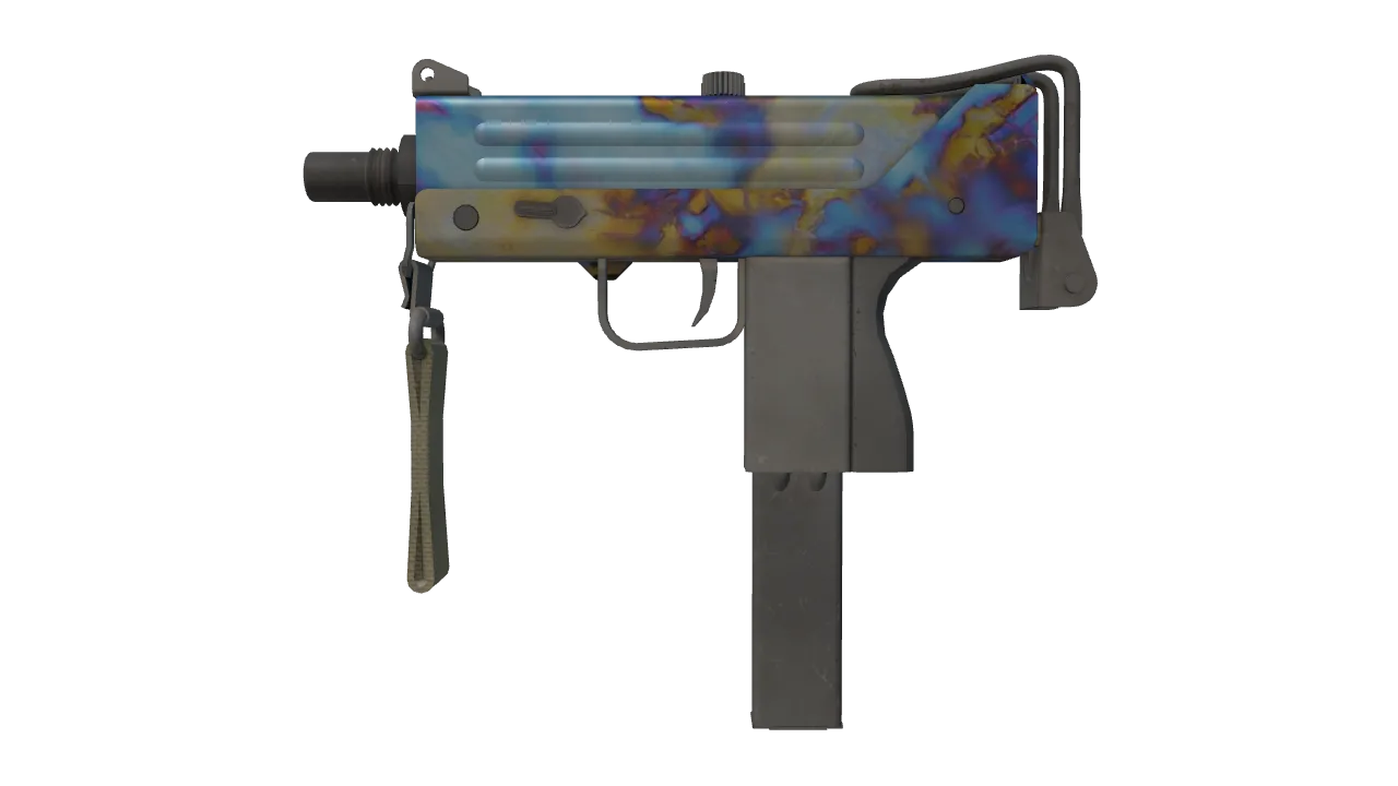 MAC-10 | Case Hardened seed #13, front
