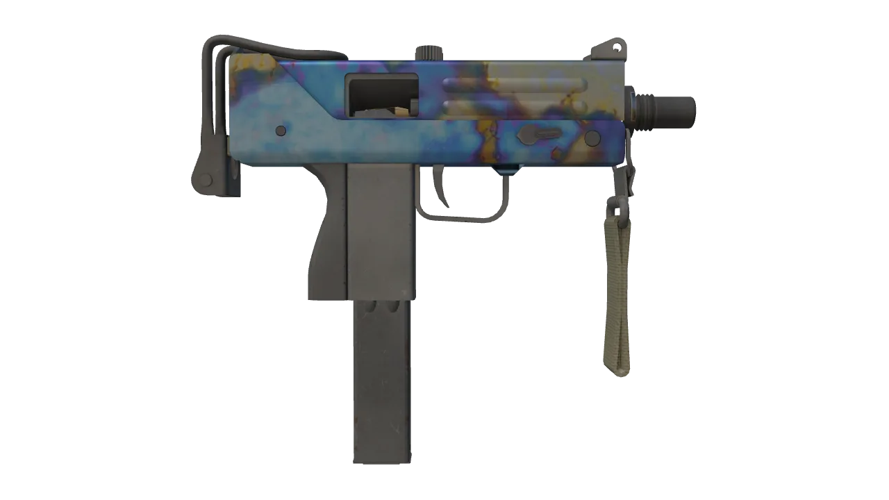 MAC-10 | Case Hardened seed #144, back
