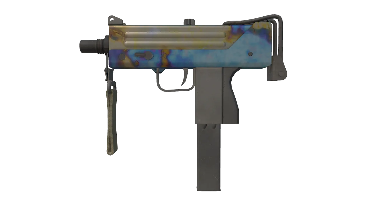 MAC-10 | Case Hardened seed #144, front