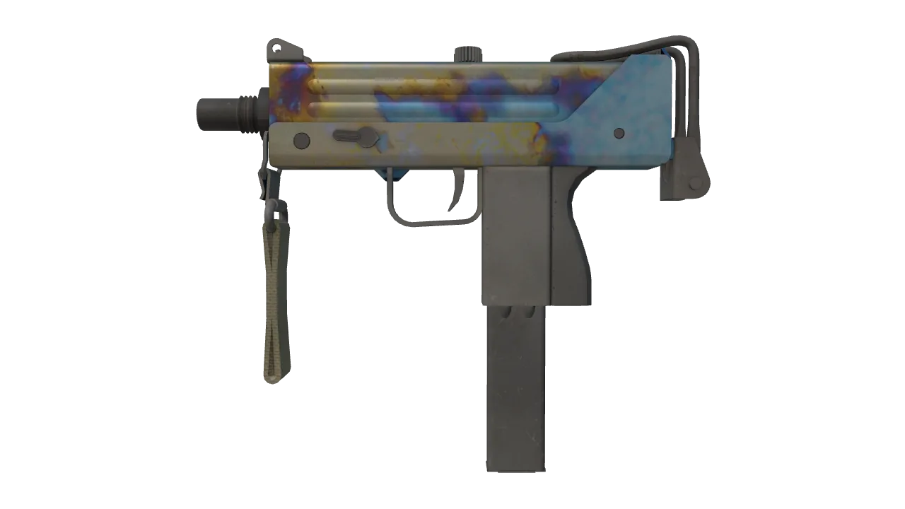 MAC-10 | Case Hardened seed #156, front