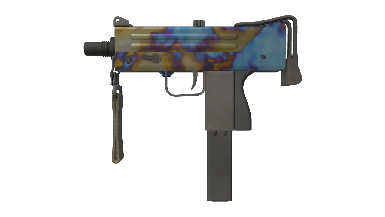MAC-10 | Case Hardened seed #162, front