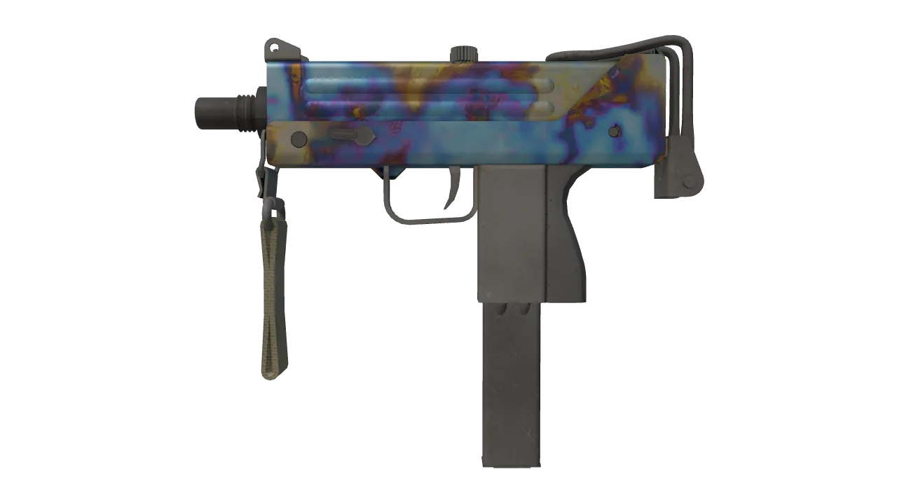 MAC-10 | Case Hardened seed #163, front