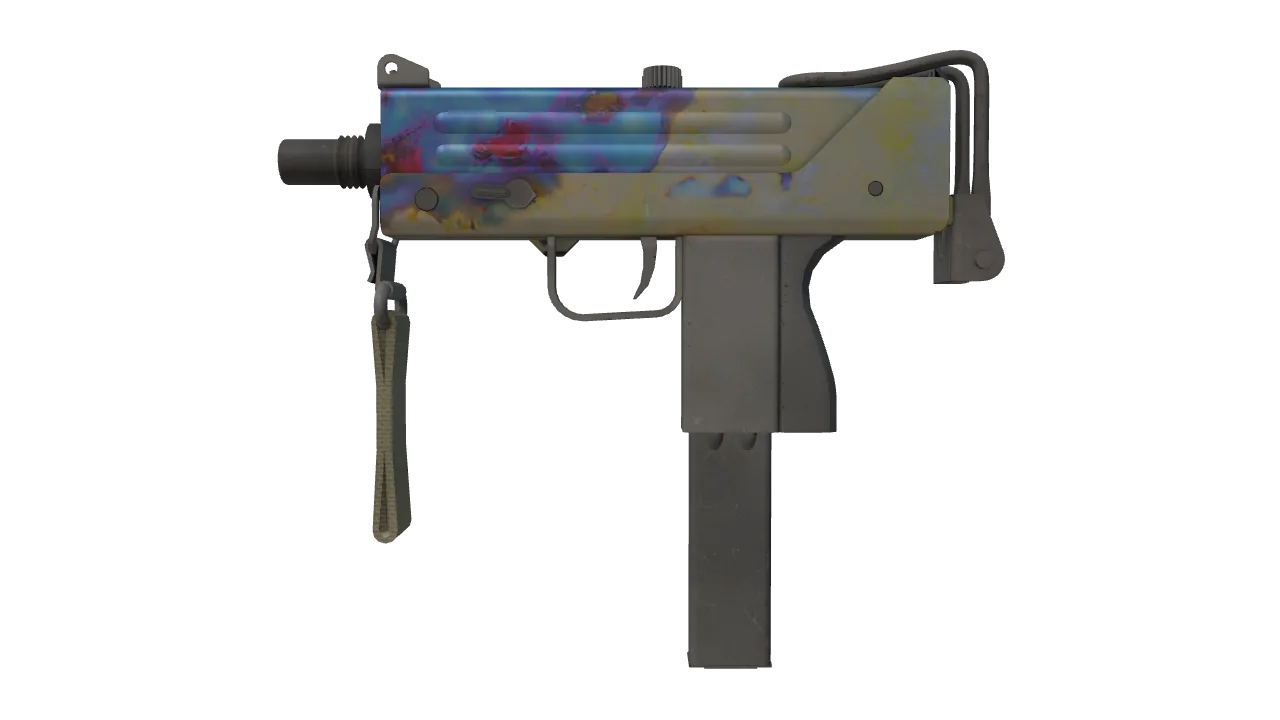 MAC-10 | Case Hardened seed #168, front