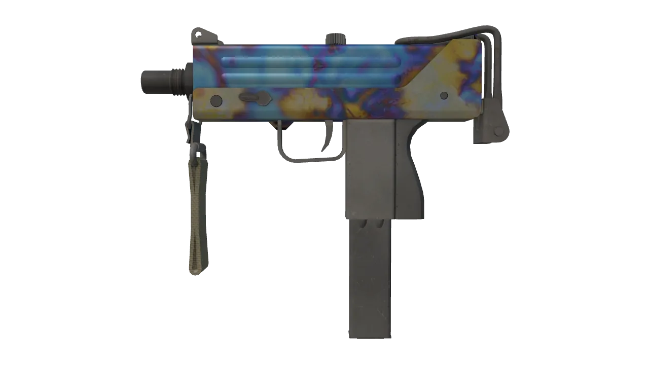 MAC-10 | Case Hardened seed #173, front