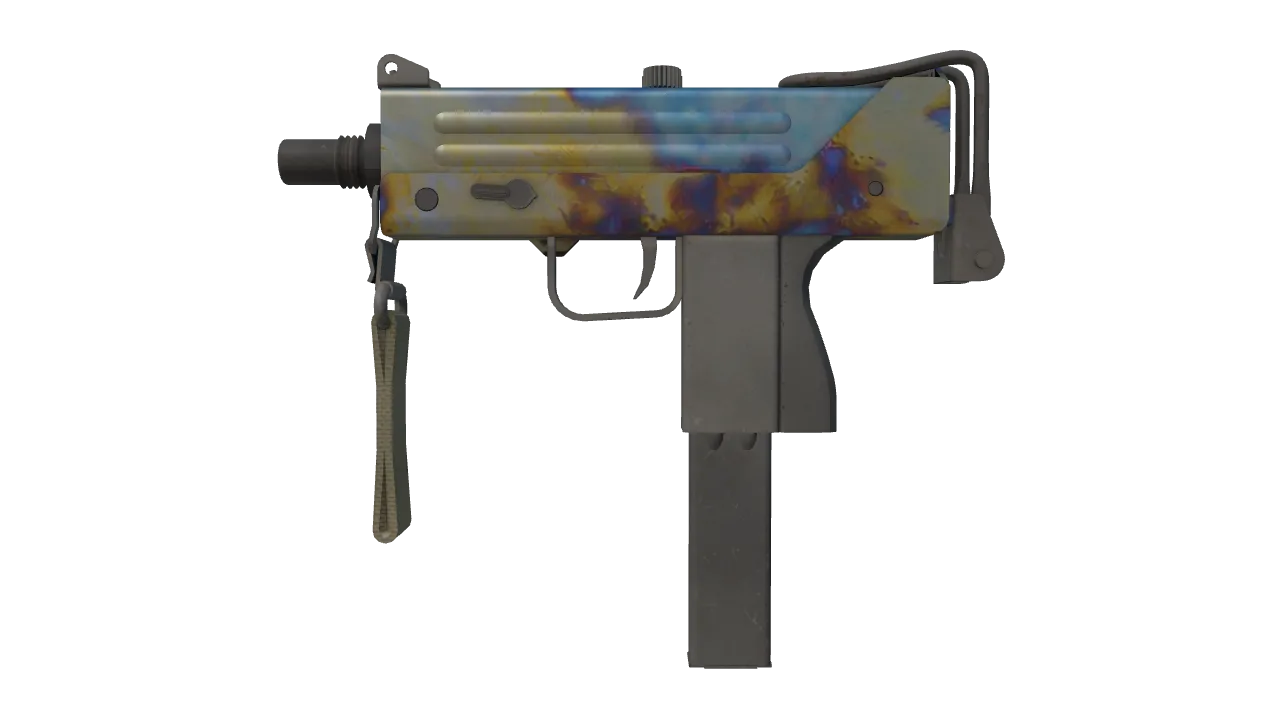 MAC-10 | Case Hardened seed #180, front