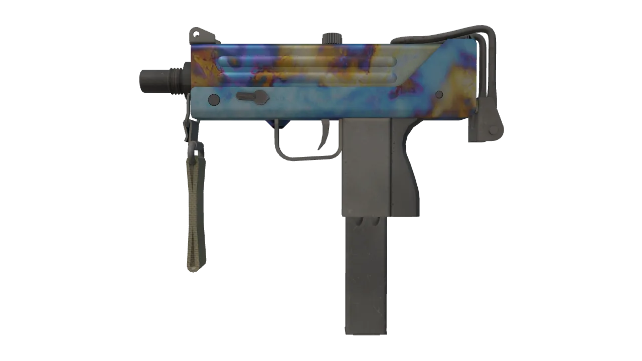 MAC-10 | Case Hardened seed #182, front