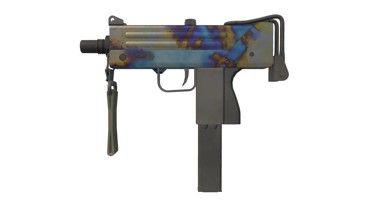 MAC-10 | Case Hardened seed #191, front