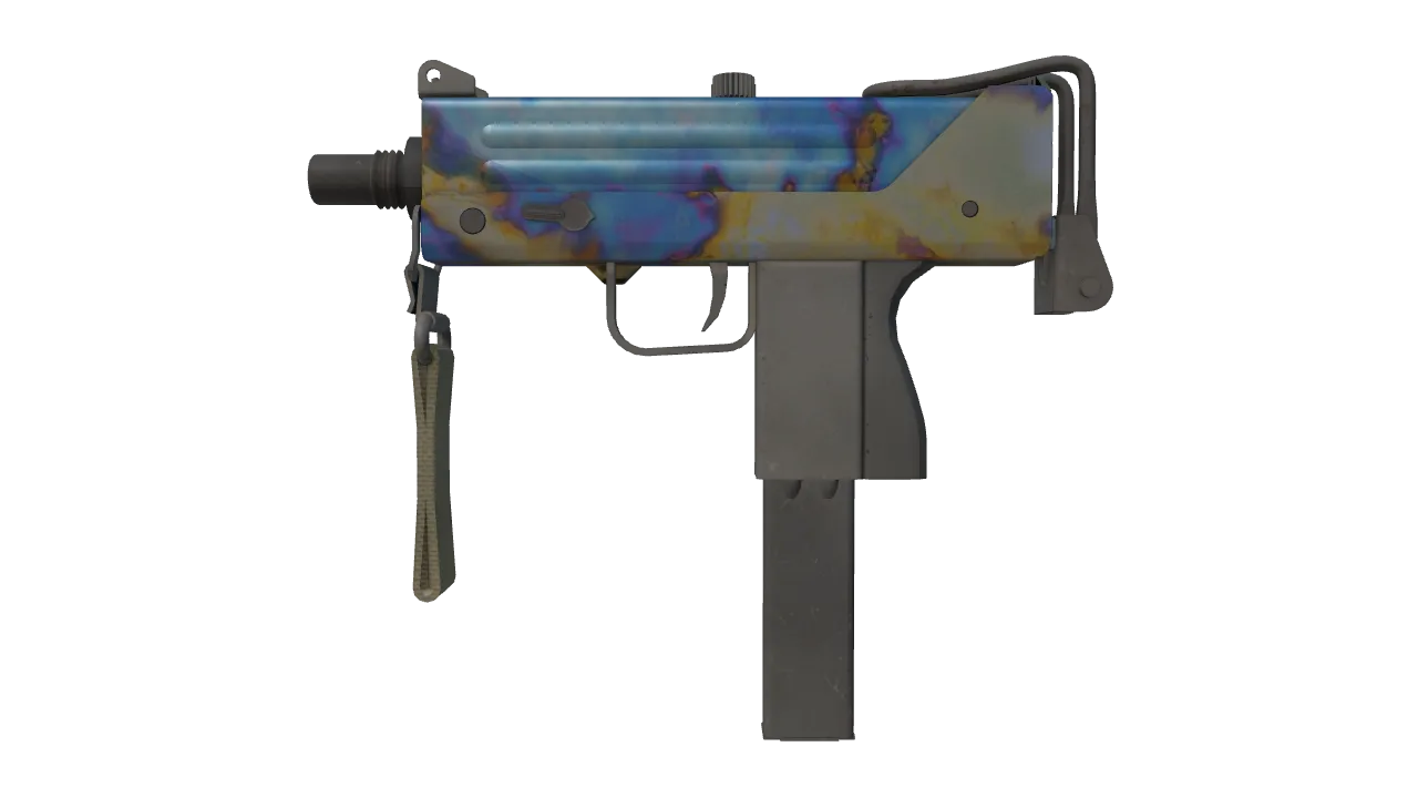 MAC-10 | Case Hardened seed #199, front