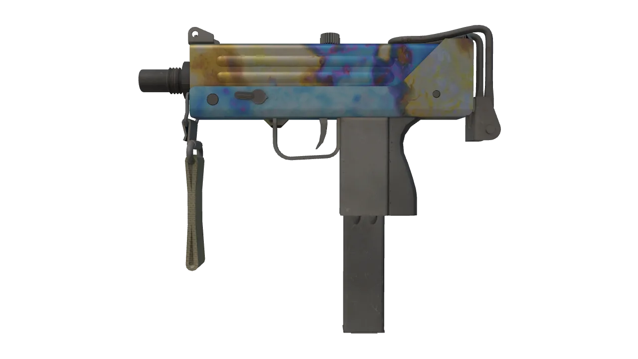 MAC-10 | Case Hardened seed #214, front