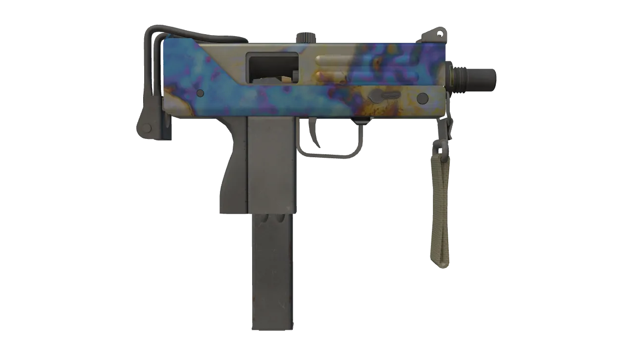 MAC-10 | Case Hardened seed #220, back