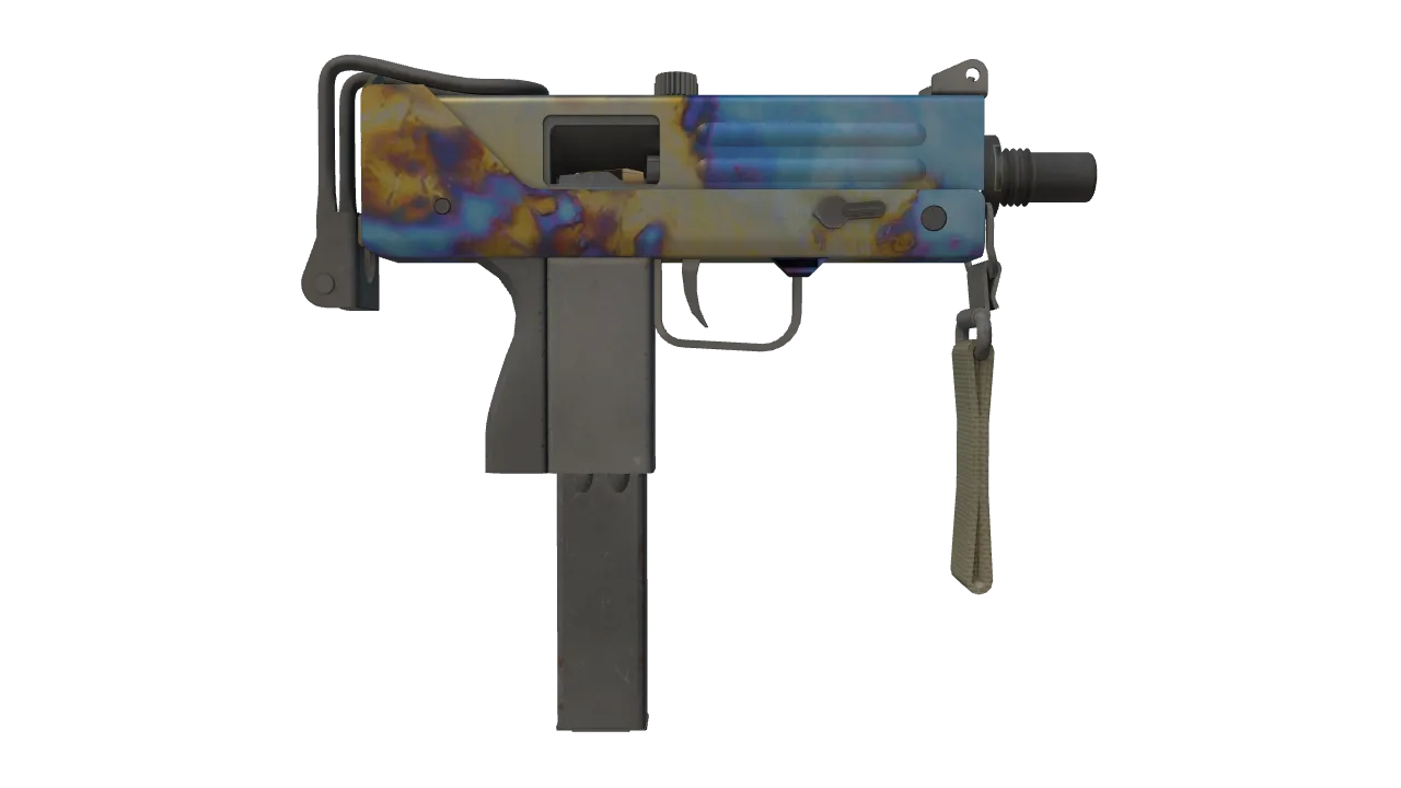 MAC-10 | Case Hardened seed #239, back