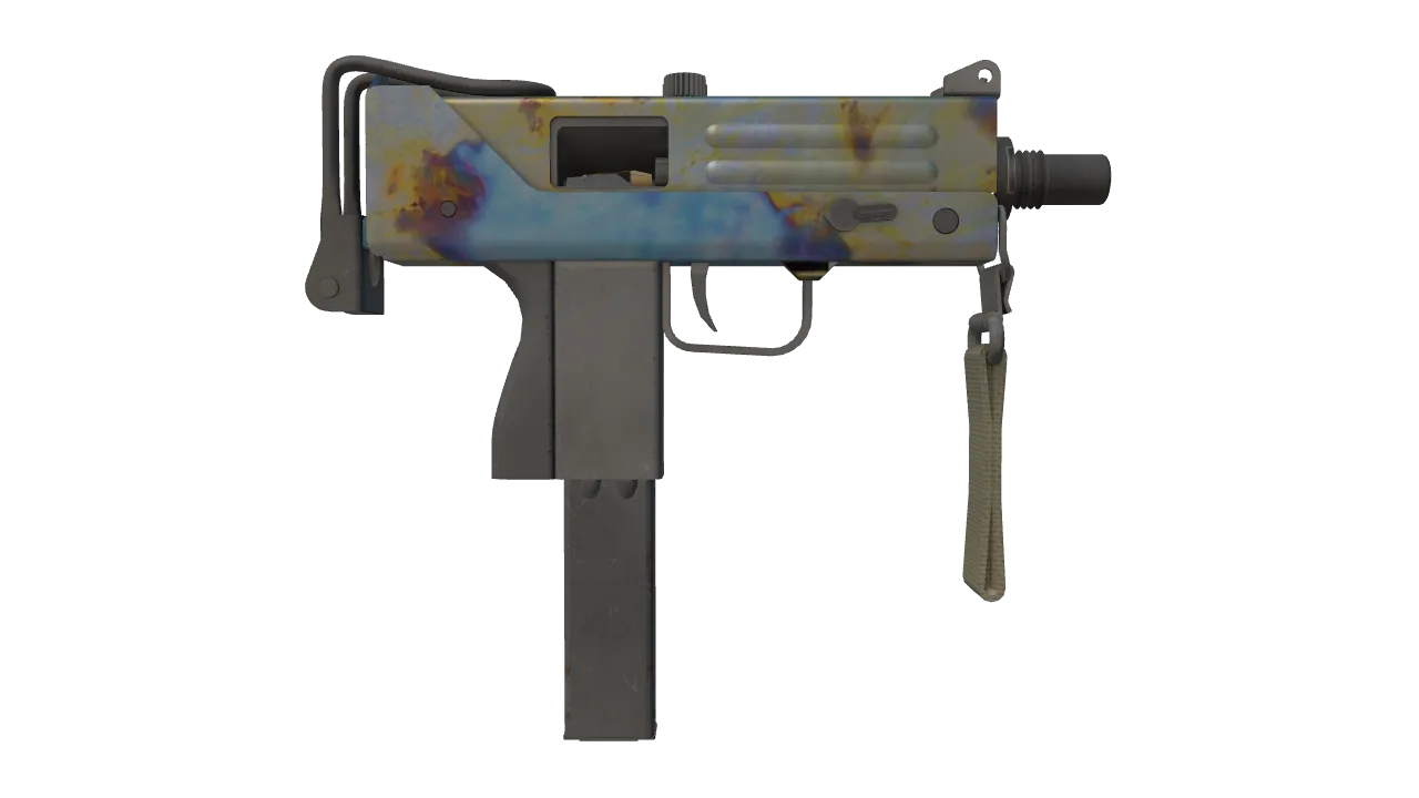 MAC-10 | Case Hardened seed #24, back