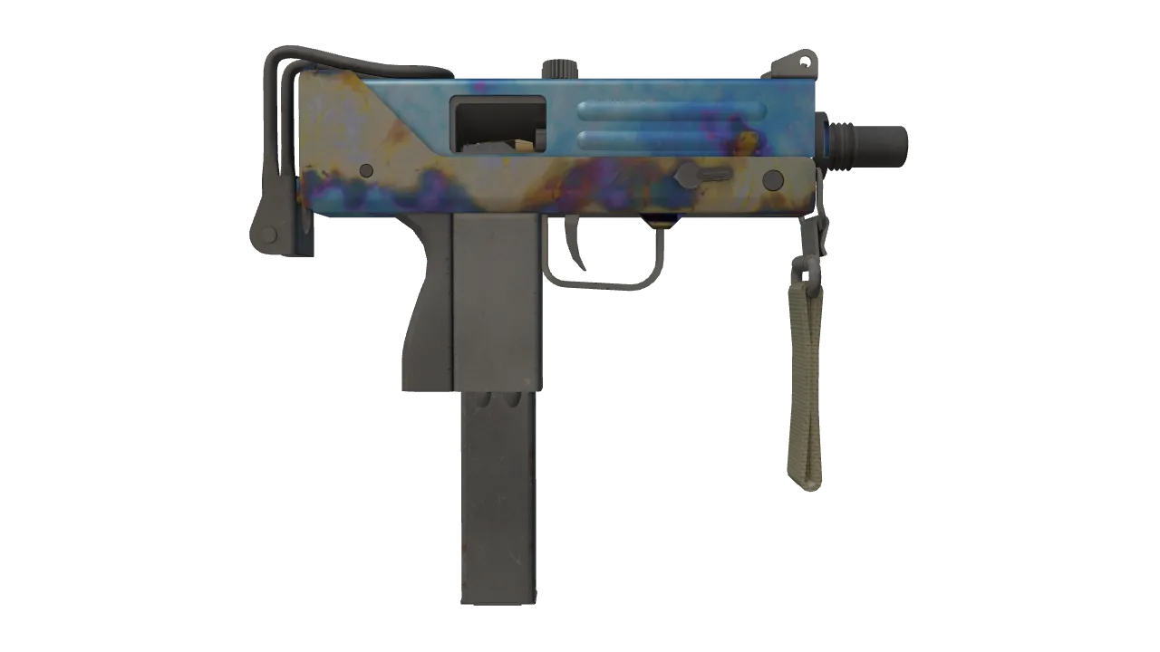 MAC-10 | Case Hardened seed #241, back
