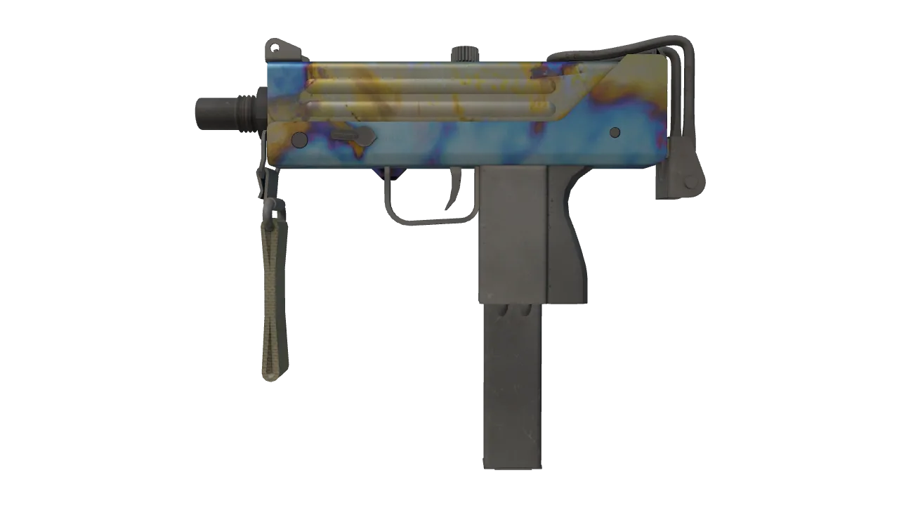 MAC-10 | Case Hardened seed #242, front
