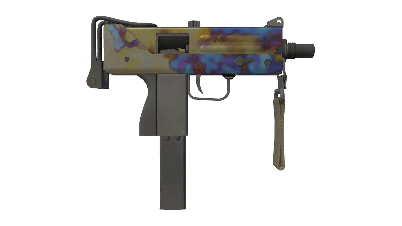 MAC-10 | Case Hardened seed #250, back