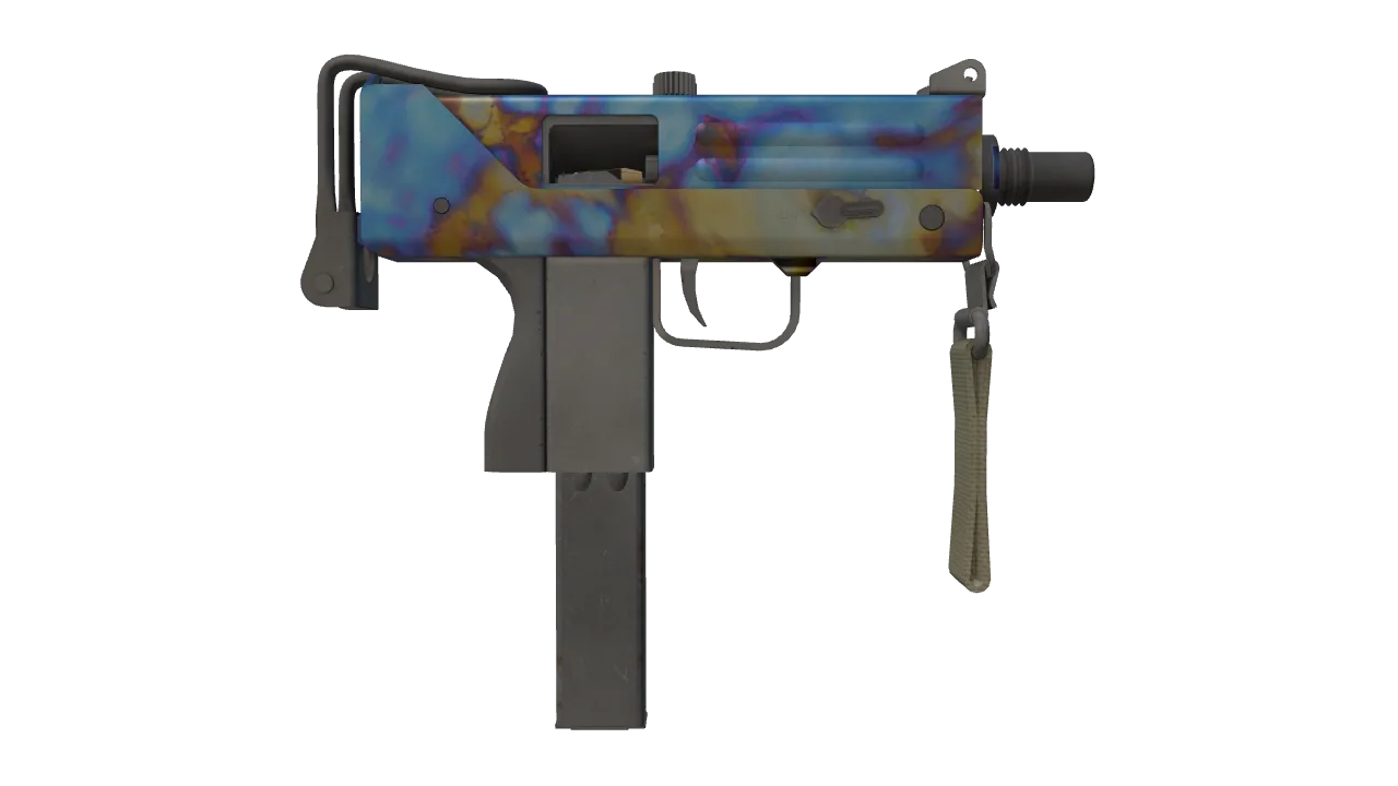 MAC-10 | Case Hardened seed #251, back