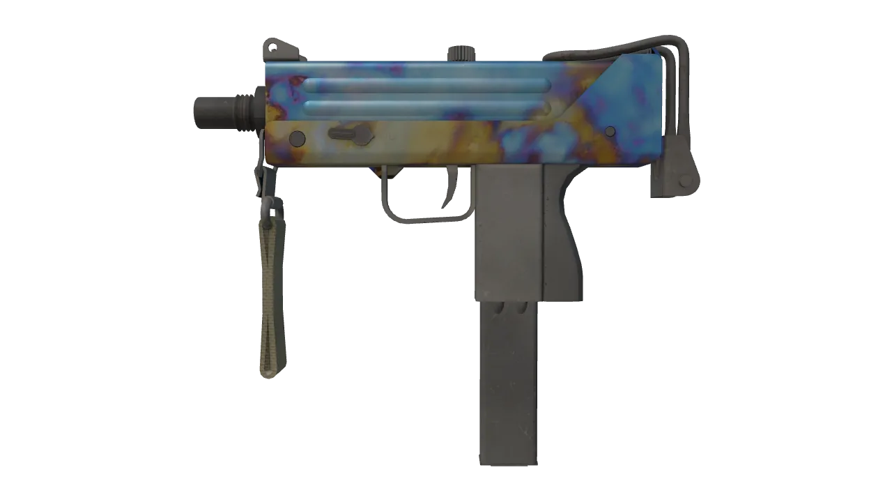 MAC-10 | Case Hardened seed #251, front
