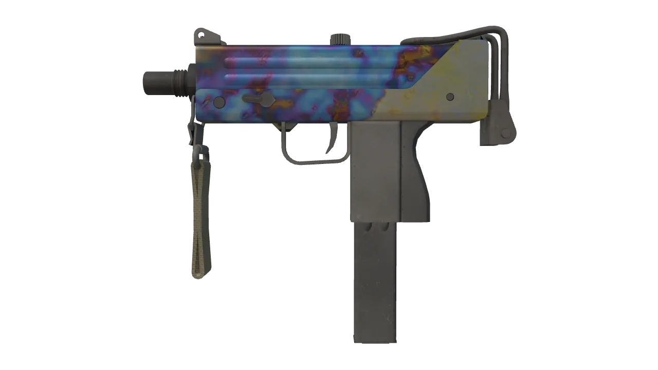 MAC-10 | Case Hardened seed #253, front