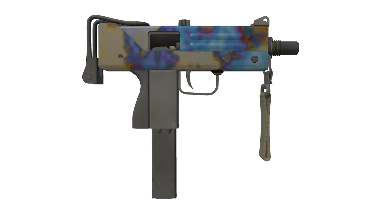 MAC-10 | Case Hardened seed #273, back