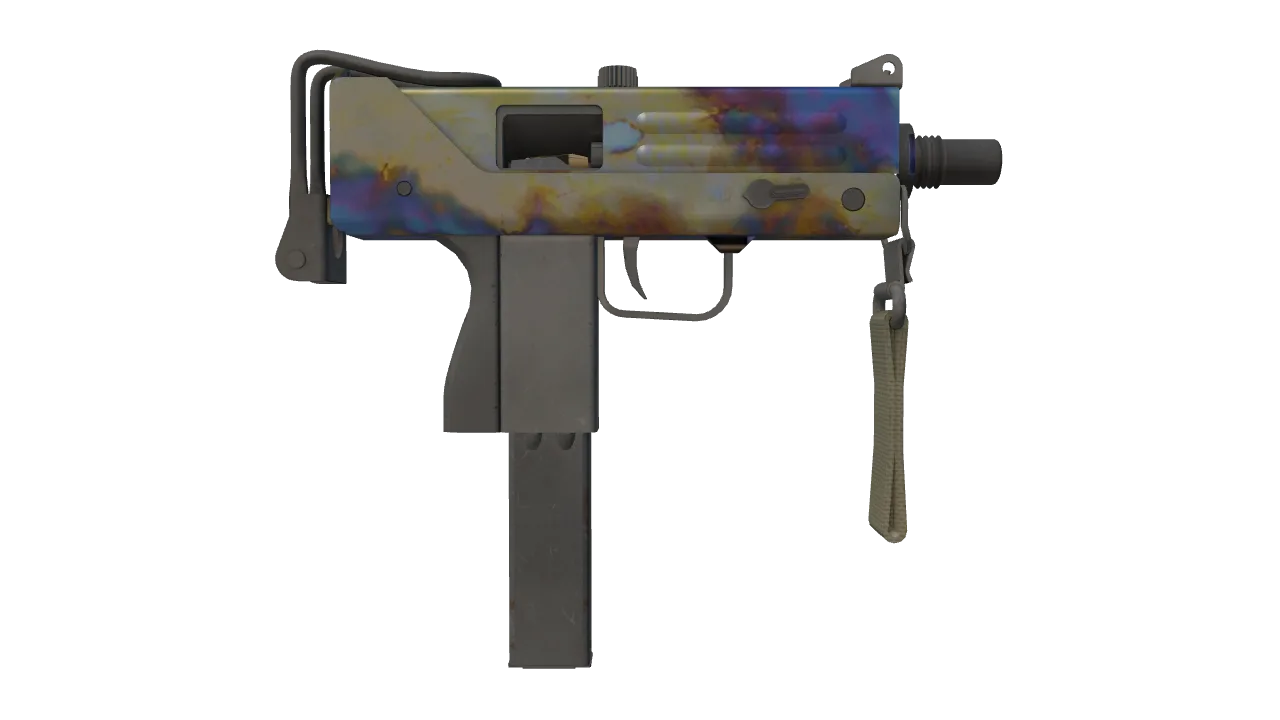 MAC-10 | Case Hardened seed #279, back