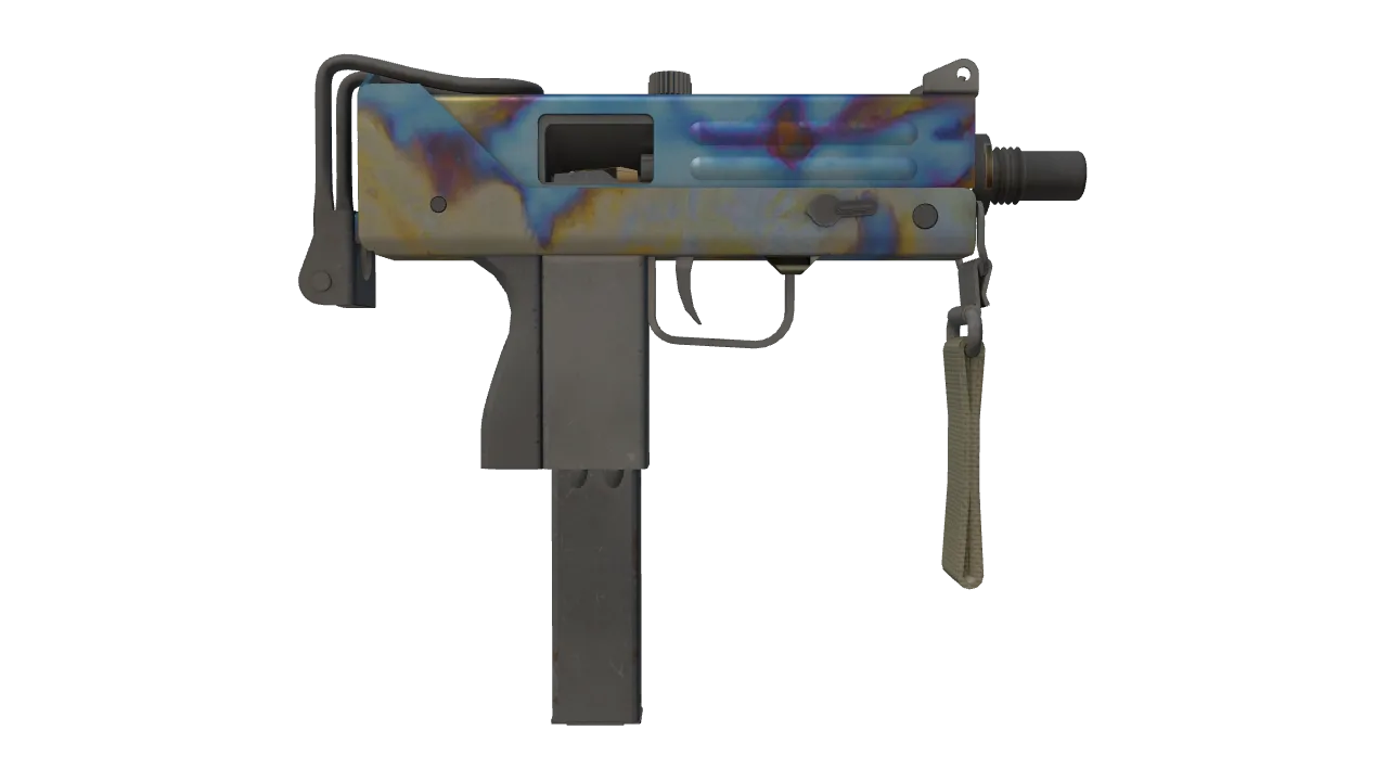 MAC-10 | Case Hardened seed #280, back