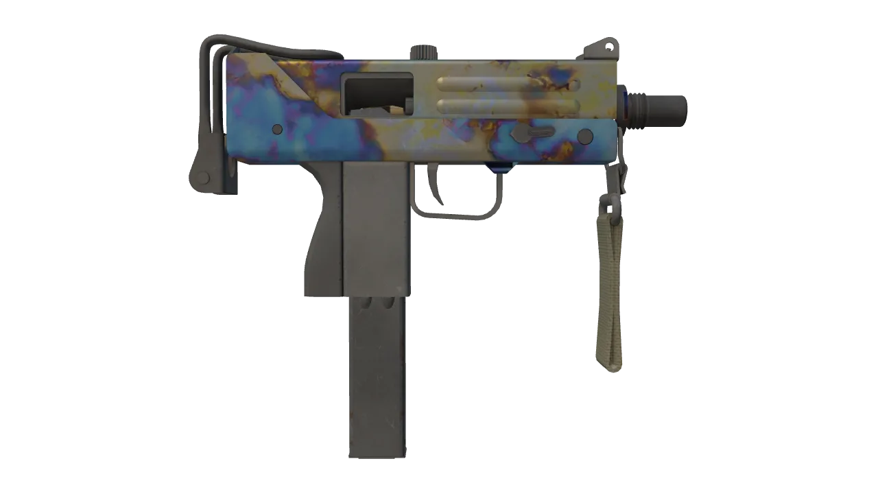 MAC-10 | Case Hardened seed #282, back