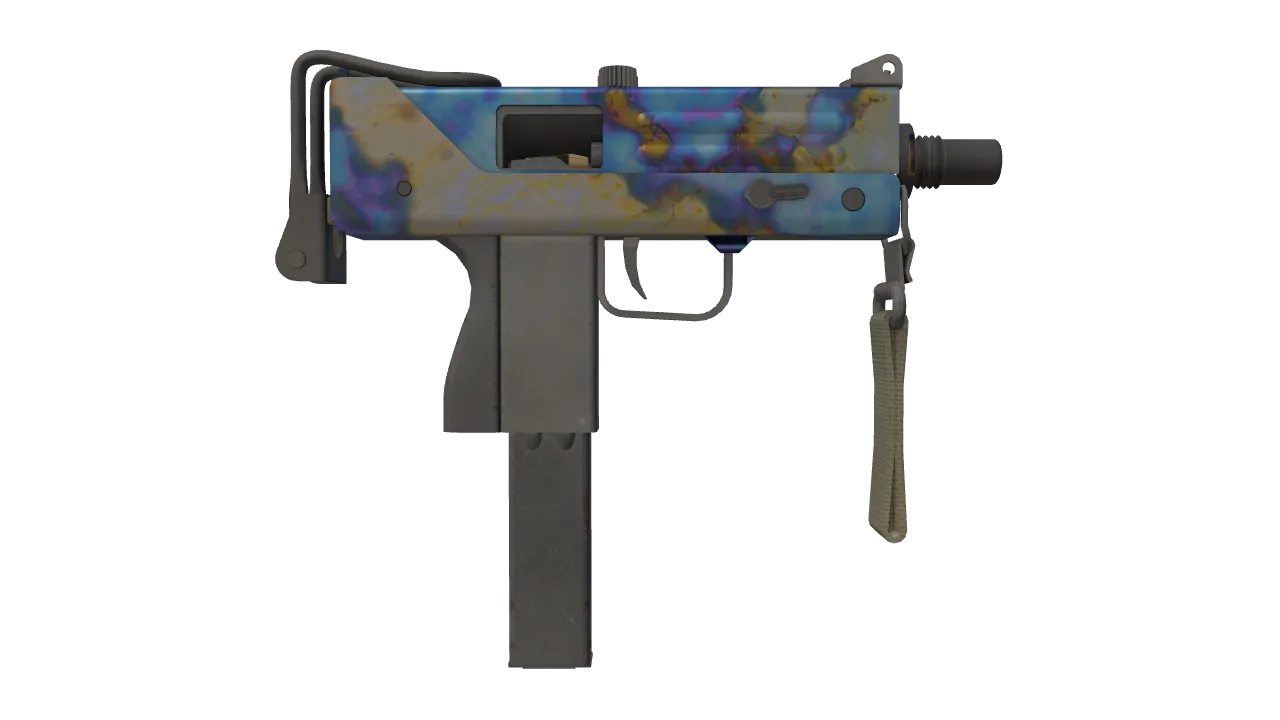 MAC-10 | Case Hardened seed #283, back