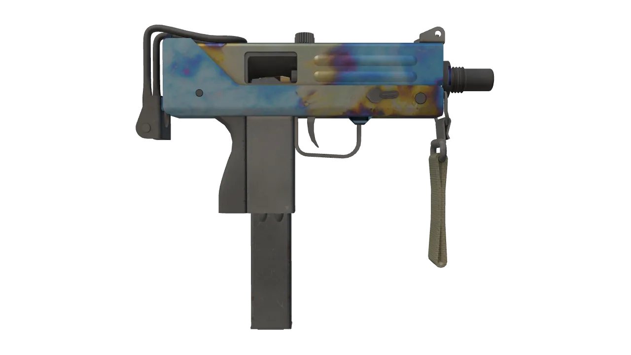 MAC-10 | Case Hardened seed #285, back