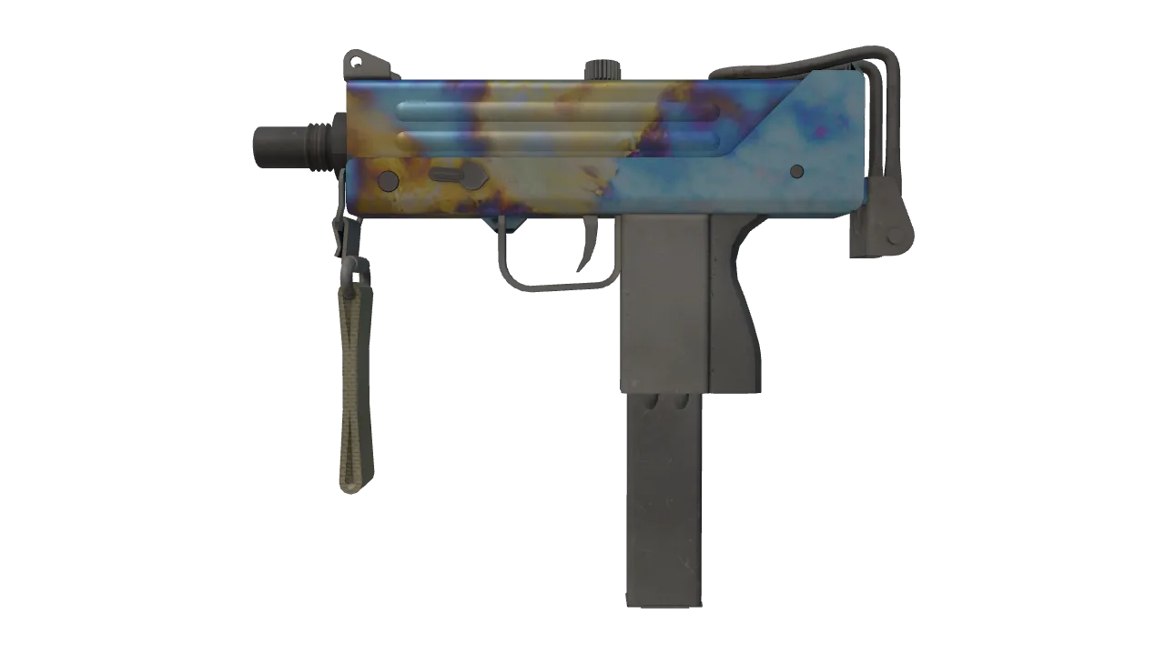 MAC-10 | Case Hardened seed #285, front