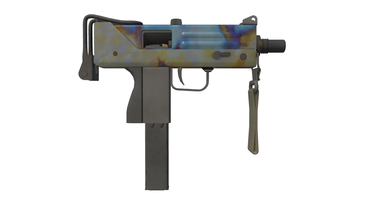 MAC-10 | Case Hardened seed #292, back