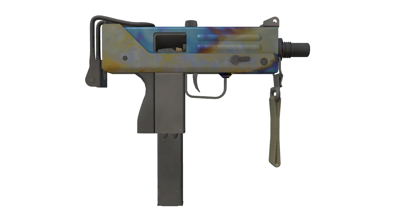 MAC-10 | Case Hardened seed #293, back