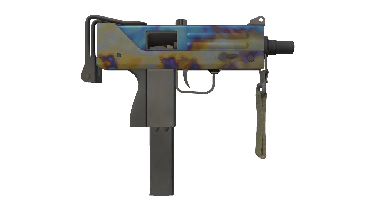 MAC-10 | Case Hardened seed #295, back