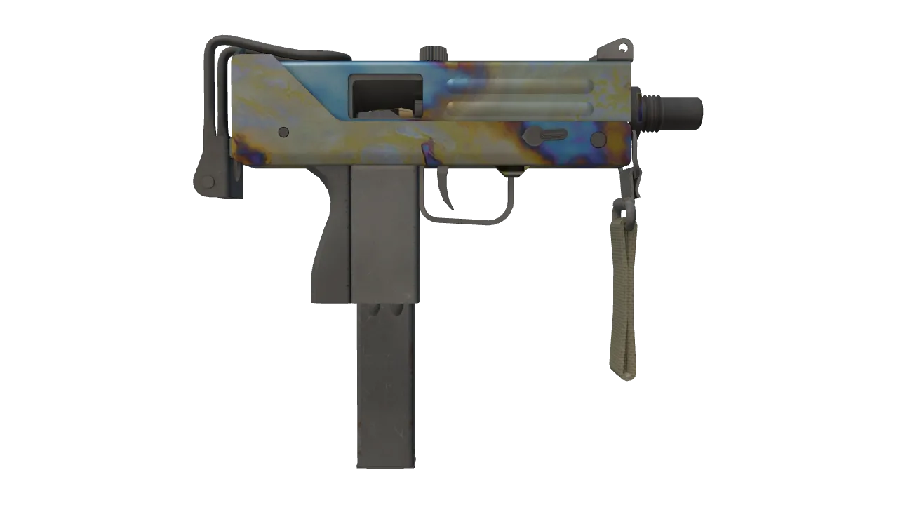 MAC-10 | Case Hardened seed #299, back