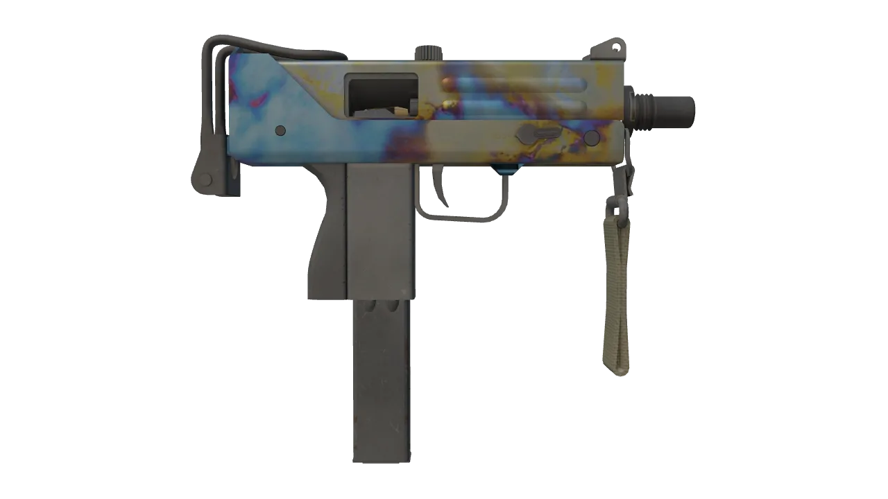 MAC-10 | Case Hardened seed #306, back