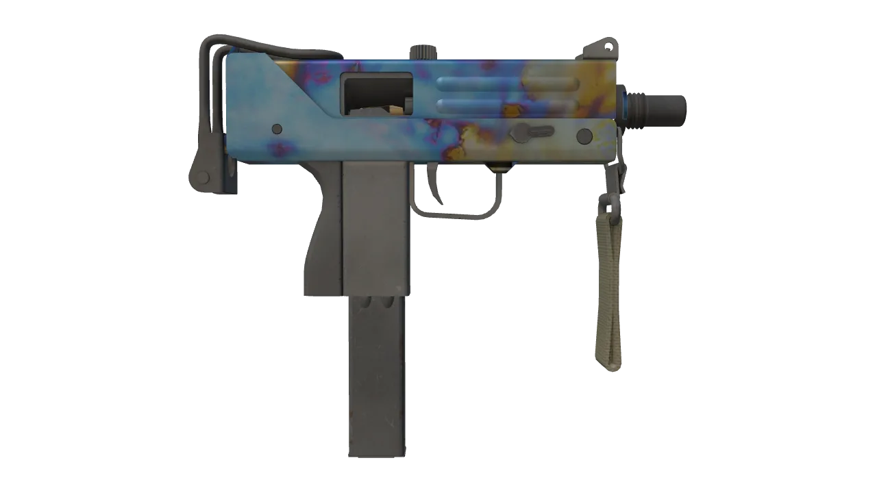 MAC-10 | Case Hardened seed #309, back