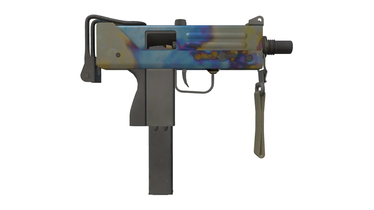 MAC-10 | Case Hardened seed #311, back