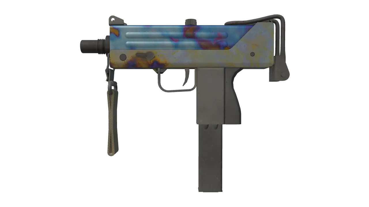 MAC-10 | Case Hardened seed #313, front