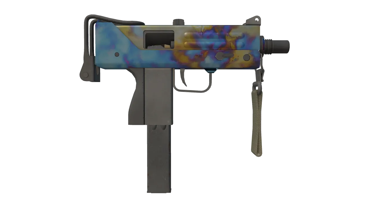 MAC-10 | Case Hardened seed #314, back