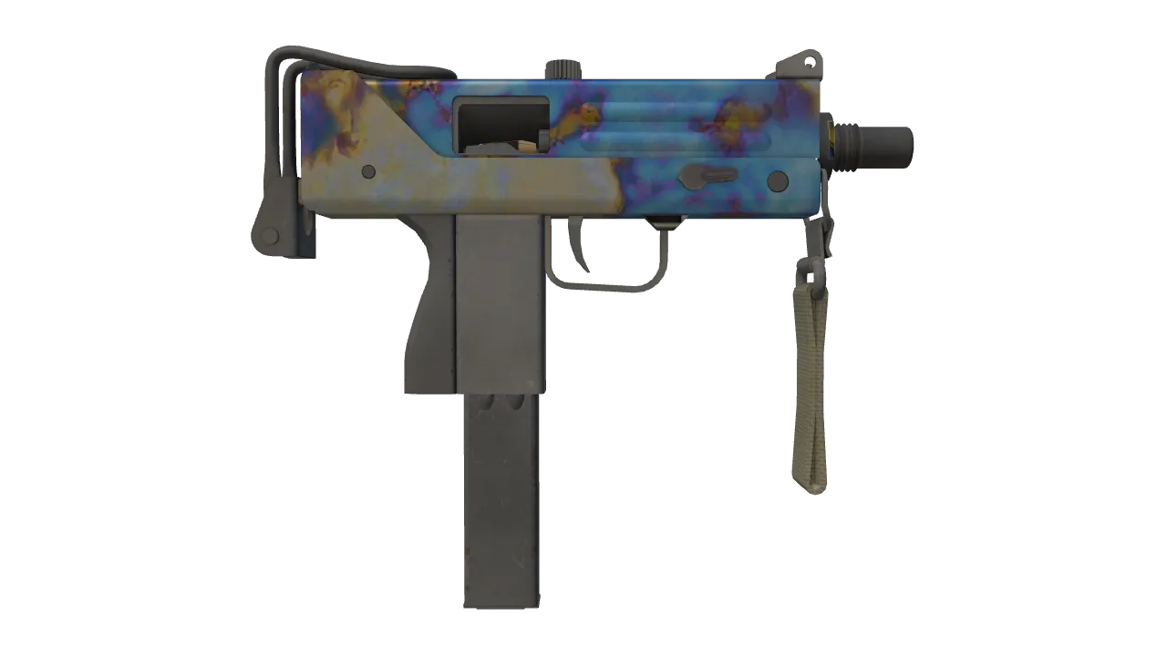 MAC-10 | Case Hardened seed #315, back