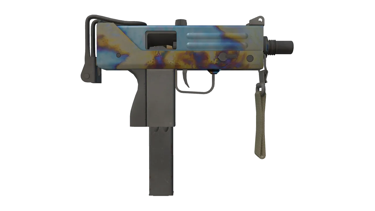 MAC-10 | Case Hardened seed #316, back