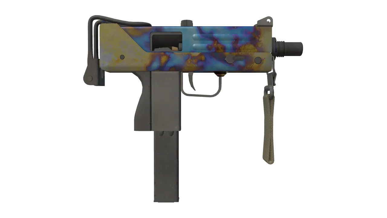 MAC-10 | Case Hardened seed #32, back