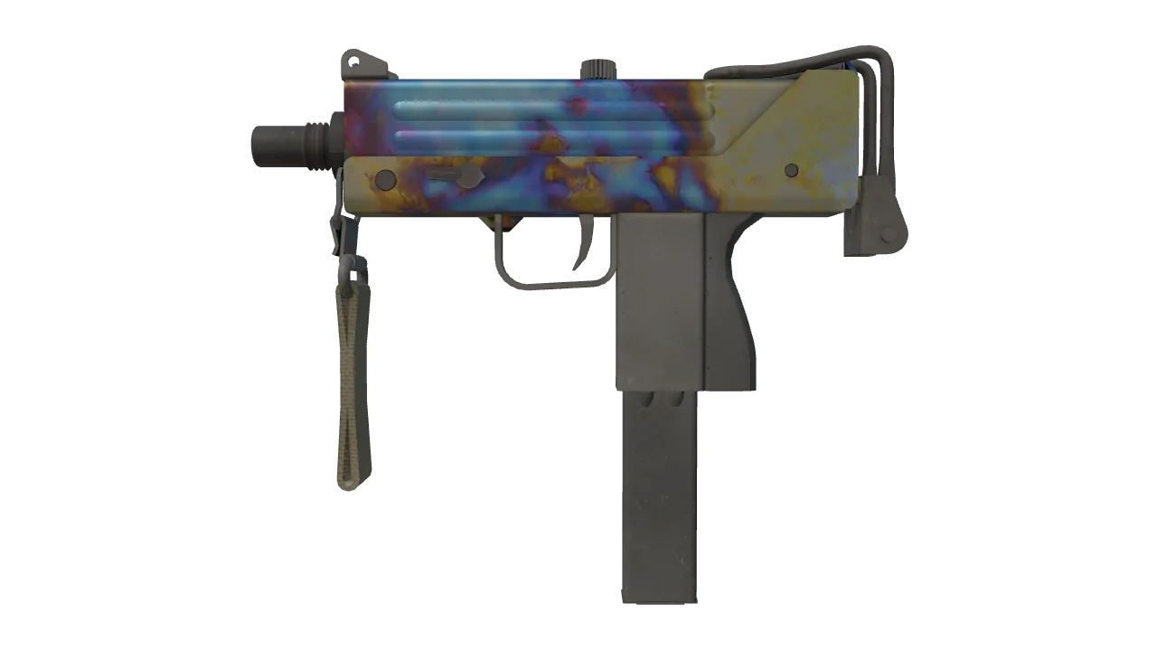 MAC-10 | Case Hardened seed #32, front